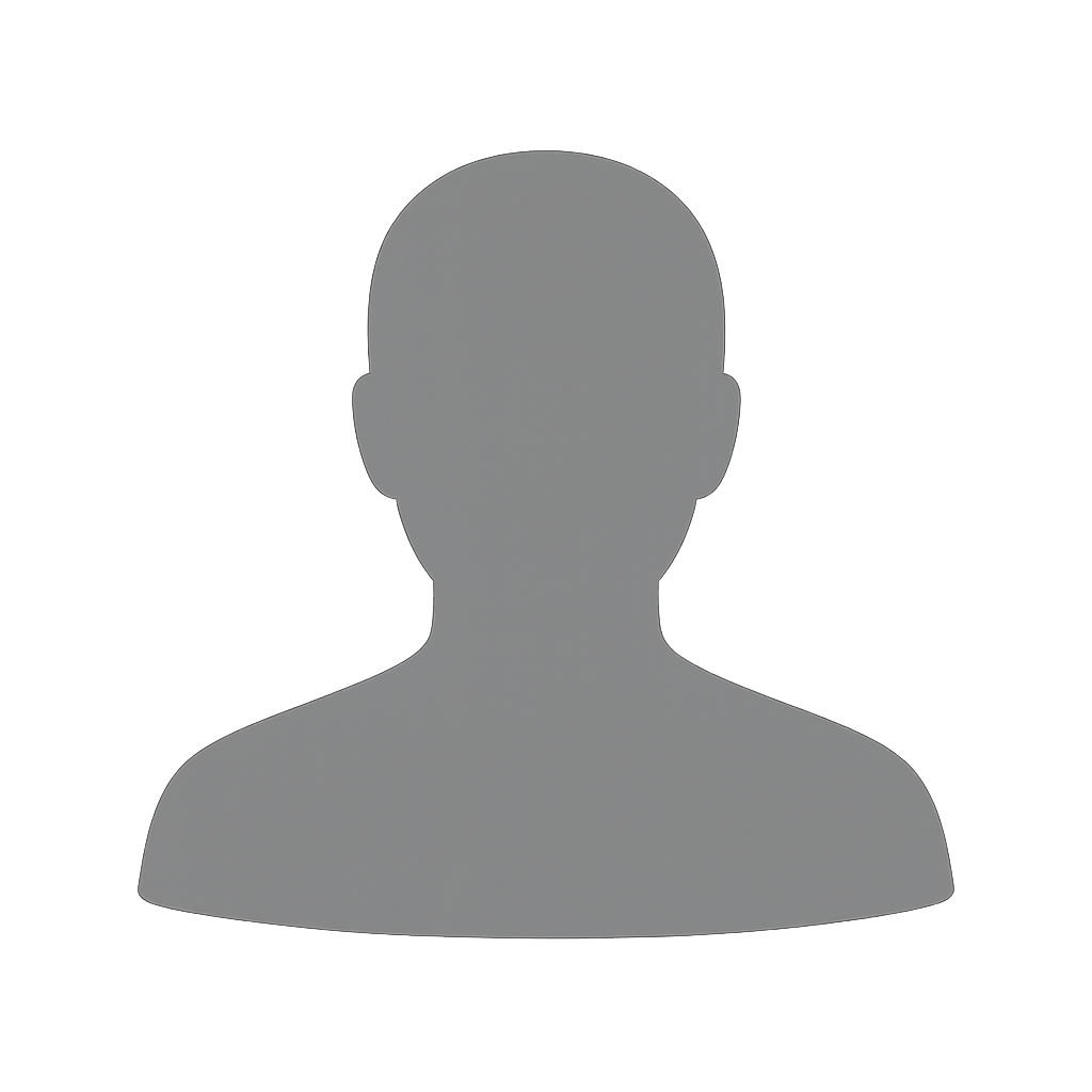 Grey generic user profile silhouette on dark blurred background